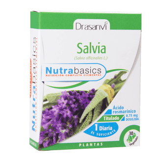 SALVIA 30 CÁPSULAS Nutrabásicos Drasanvi