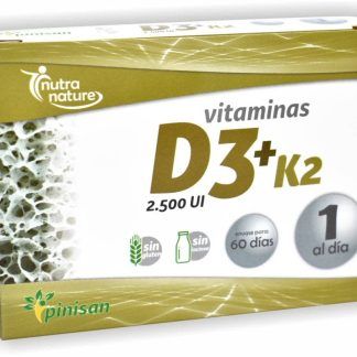 VITAMINA D3 CON K2 60 cápsulas Pinisán