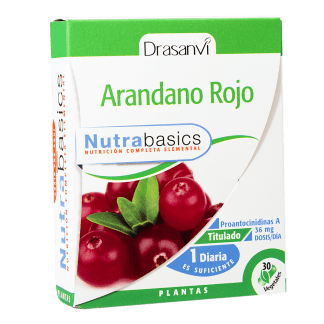 ARANDANO ROJO 30 CAPSULAS NUTRABASICOS DRASANVI