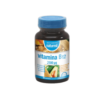 VITAMINA B12 CIANOCOBALAMAINA 60 COMPRIMIDOS NATURMIL