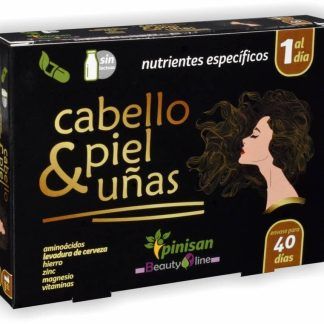 CABELLO PIEL Y UÑAS 40 CÁPSULAS (PELO) PINISAN
