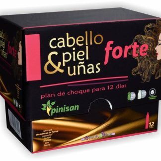 CABELLO PIEL Y UÑAS FORTE 12 VIALES (PELO) PINISAN
